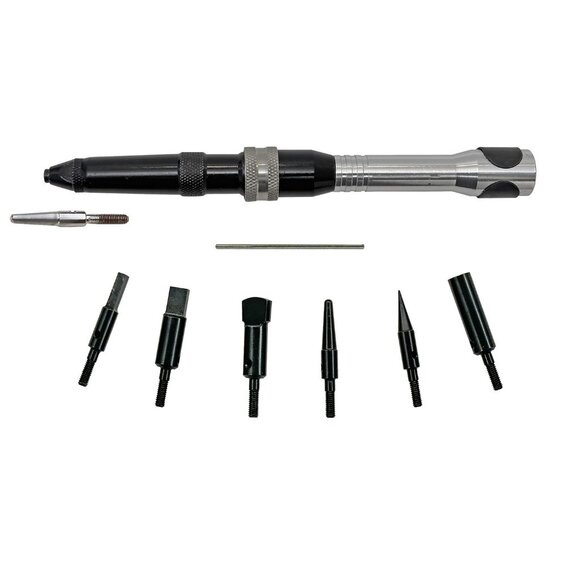 Eurotool Hammer Handpiece and 6 Piece Anvil Tip Set---Brand New In Box